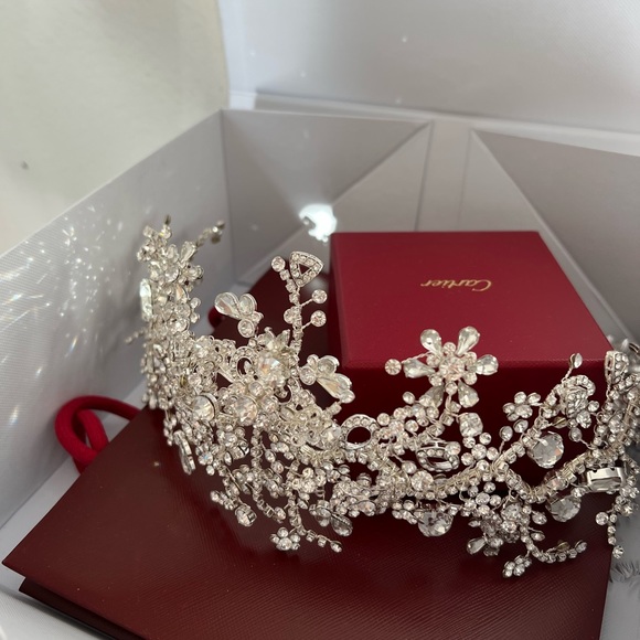 Bridal head peice Swarovski crystal - Picture 6 of 8
